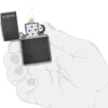Logo Zippo gris Classic