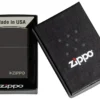 Logo Zippo noir Classic hautement poli