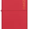 Logo Zippo rouge mat Classic