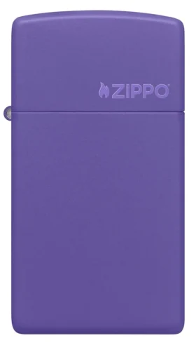 Logo Zippo Slim® violet mat