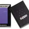 Logo Zippo Slim® violet mat