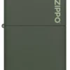 Logo Zippo vert mat Classic