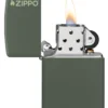 Logo Zippo vert mat Classic