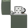 Logo Zippo vert mat Classic