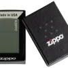 Logo Zippo vert mat Classic