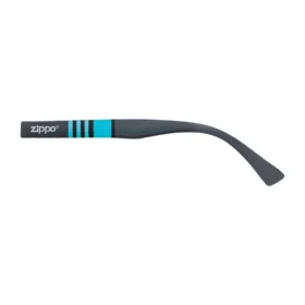 Lunettes de lecture à branches rayées – Bleu