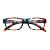 Lunettes de lecture à rayures verticales