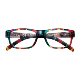 Lunettes de lecture à rayures verticales