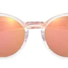 Lunettes de soleil rondes transparentes