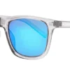 Lunettes de soleil transparentes angulaires