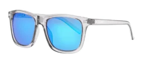 Lunettes de soleil transparentes angulaires