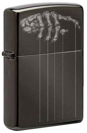 Marionnette squelette aux fils