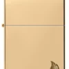 Modèle Armor® en High Polish Brass avec motif de flamme