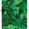 Motif abstrait représentant du cannabis