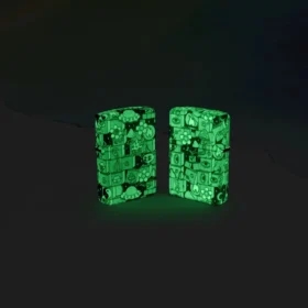 Motif abstrait Zippo