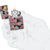 Motif abstrait Zippo