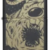 Motif « Apocalypse Monster » noir mat
