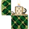 Motif Argyle et feuilles Motif Argyle et feuilles