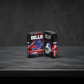 Motif aux couleurs de l’équipe des Buffalo Bills de la NFL