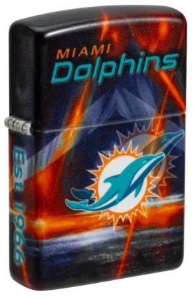 Motif aux couleurs de l’équipe des Miami Dolphins de la NFL