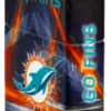 Motif aux couleurs de l’équipe des Miami Dolphins de la NFL Motif aux couleurs de l’équipe des Miami Dolphins de la NFL