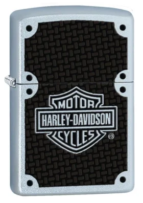 Motif « Bar and Shield » Harley-Davidson® en fibre de carbone