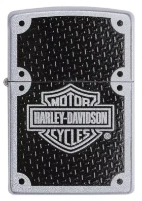 Motif « Bar and Shield » Harley-Davidson® en fibre de carbone