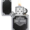 Motif « Bar and Shield » Harley-Davidson® en fibre de carbone