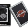 Motif « Bar and Shield » Harley-Davidson® en fibre de carbone