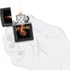 Motif « Burning Violin » de Def Leppard