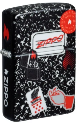 Motif « Carnet zippo »