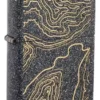 Motif carte topographique