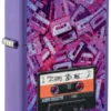 Motif « cassette audio » zippo