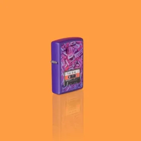 Motif « cassette audio » zippo