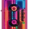 Motif « Cassette néon »
