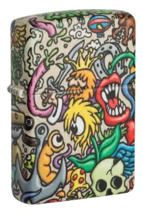 Motif collage déjanté