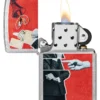 Motif collage zippo