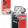 Motif collage zippo