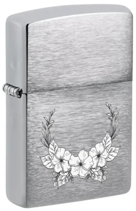 Motif « couronne de fleurs »