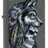 Motif « Crâne de loup et plume » Motif « Crâne de loup et plume »