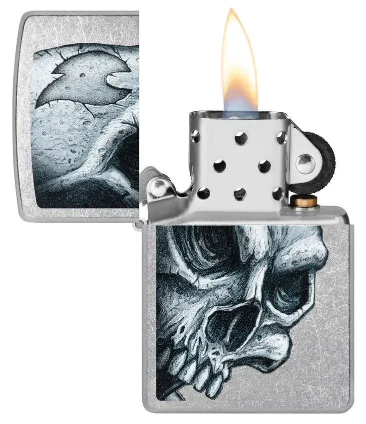Motif « crâne et flammes » Motif « crâne et flammes »