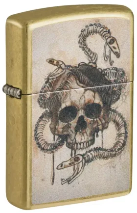 Motif « Crâne et os de serpent »
