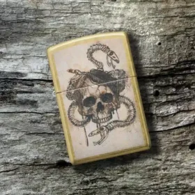 Motif « Crâne et os de serpent »