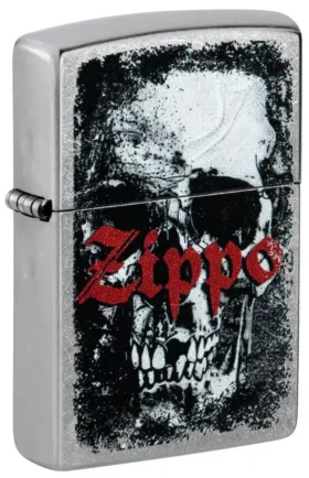 Motif crâne zippo