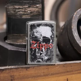 Motif crâne zippo