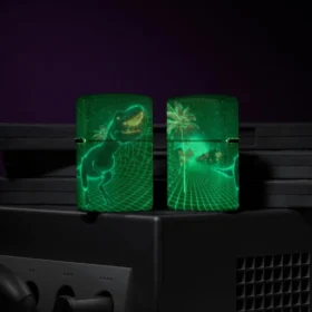 Motif Cyber Dino