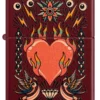 Motif de cœur tatoué
