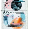 Motif de collage abstrait