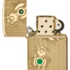 Motif de coléoptères sertis de pierres précieuses