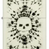 Motif de crâne lumineux